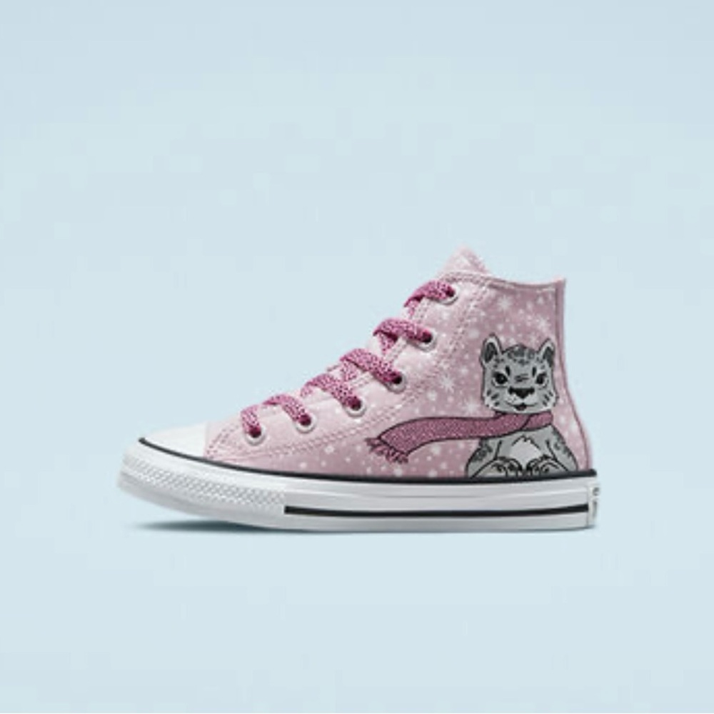 Converse Chuck Taylor All Star Snowy Leopard Sneakers Size 2